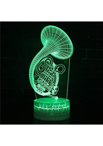 SS-2248 Tarzı SS-799 LED Lamba Yaratıcı 3D Müzik Aletleri Kulaklık Ev Odası Dekor Masa Lambası Dokunmatik Uzaktan Kumanda Yatak Odası Dekoru Gece Lambası Hediye (Yurt Dışından) indirimleri