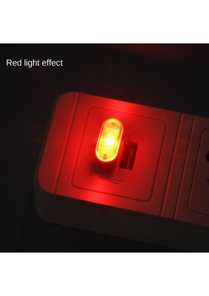 Rgb Aswesaw USB Işık LED USB Gece Lambası Modelleme Araba Ortam Işığı Neon Iç Işık Araba Takı (5 Çeşit Açık Renk) (Yurt Dışından)