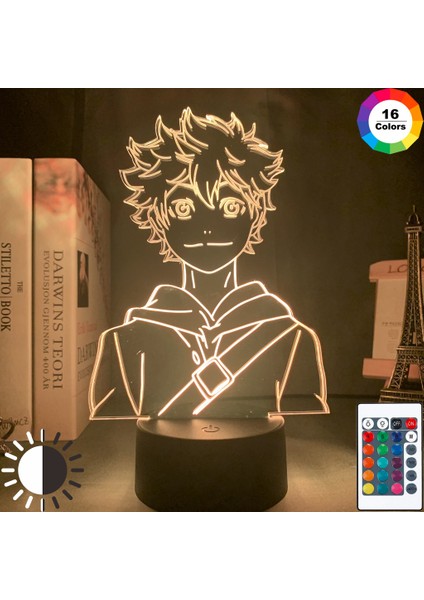 DM109 Tarzı DM149 Akrilik LED Gece Lambası Anime Haikyuu Shoyo Hinata Şekil Çocuklar Için Yatak Odası Dekoru Gece Lambası Serin Manga Gadget Çocuk Masa Lambası (Yurt Dışından) fiyatları