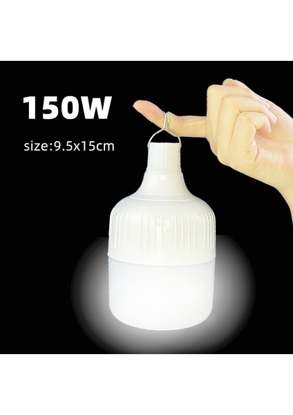 150W Taşınabilir Çadır Lambası Pil Fener Barbekü Kamp Işık Açık Ampul USB LED Acil Durum Işıkları Veranda Sundurma Bahçe Için (Yurt Dışından)