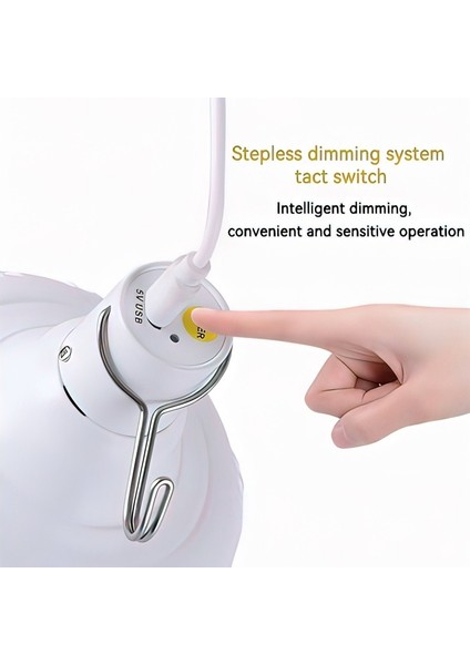 30W Açık Ampul USB Şarj Edilebilir LED Acil Durum Işıkları Taşınabilir Çadır Lambası Pil Fener Barbekü Kamp Işık Veranda Sundurma Bahçe Için (Yurt Dışından)