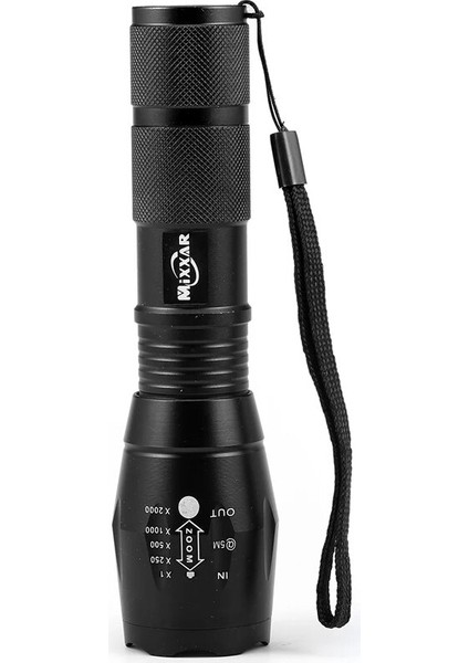 Zklm Güçlü Su Geçirmez LED El Feneri Taşınabilir LED Kamp Lambası Torch Işıkları Lanternas Kendini Savunma Taktik El Feneri (Yurt Dışından)