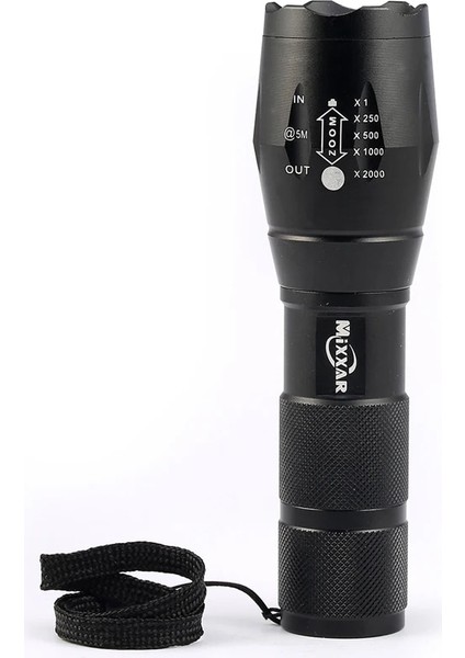 Zklm Güçlü Su Geçirmez LED El Feneri Taşınabilir LED Kamp Lambası Torch Işıkları Lanternas Kendini Savunma Taktik El Feneri (Yurt Dışından)