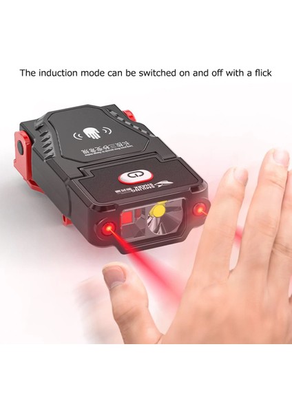 2 Adet LED Sensör Far Balıkçılık Far USB Şarj Edilebilir Şapka Iğnesi Kap Işıklı Fener Kamp Far Çalışma Işığı (Yurt Dışından) modelleri