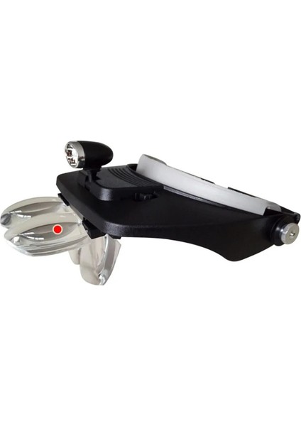 Çalışma Okuma LED Gece Lambası Kafa Lambası Büyüteç 4 x 3D Lens LED Lamba Okuma Optivisor Cam Loupes Takı Saat Tamiri (Yurt Dışından)