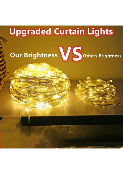 3X3M Tarzı Rgb 3 M USB Perde Işık LED Dize Lamba Peri Noel Dekorasyon Uzaktan Kumanda Düğün Çelenk Lamba Tatil Yatak Odası Için (Yurt Dışından)