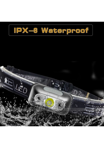 A Lm Mini LED Far Vücut Hareket Sensörü Far USB Şarjlı Şarj Edilebilir Kamp El Feneri Başkanı Işık Torch Lambası (Yurt Dışından) indirimleri