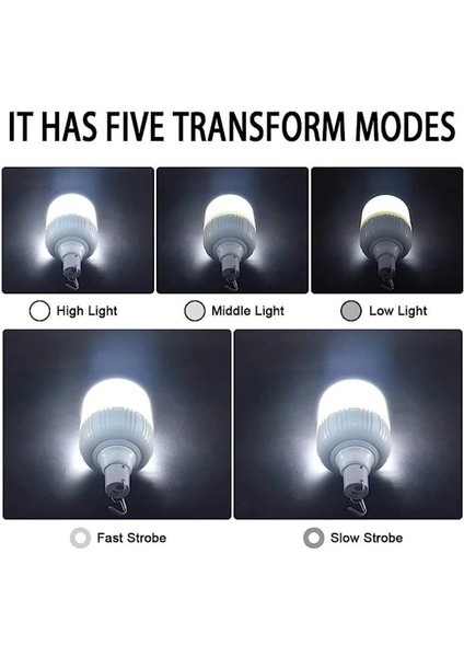 120W USB Şarj Edilebilir LED Acil Durum Işıkları Ev Açık Taşınabilir Fenerler Acil Durum Lambası Ampul Pil Fener Barbekü Kamp Işığı (Yurt Dışından) modelleri