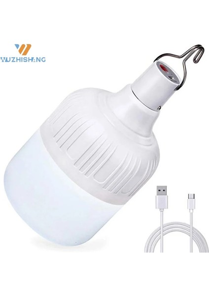 200W Taşınabilir Acil Durum Işıkları Kanca ile Açık USB Şarj Edilebilir Mobil LED Lamba Ampuller Balıkçılık Kamp Veranda Sundurma Bahçe Aydınlatma (Yurt Dışından) modelleri