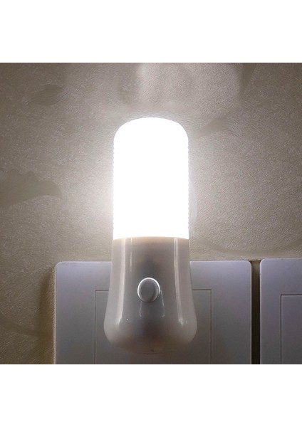 Beyaz Duvar Soket Besleme Işık LED Mini Gece Lambası Abd Plug Başucu Lambası Çocuklar Için Bebek Yatak Odası Ev Dekorasyon Lambası (Yurt Dışından)