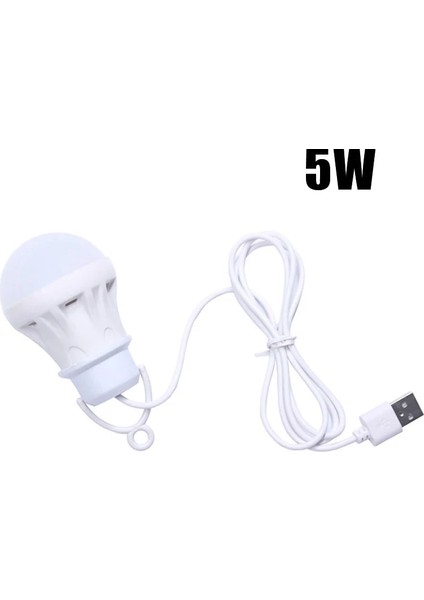 5W 3 Mod Açık USB Şarj Edilebilir Mobil LED Lamba Ampuller Acil Durum Işığı Taşınabilir Bağlantı Kamp Işıkları Ev Dekor Gece Lambası (Yurt Dışından)