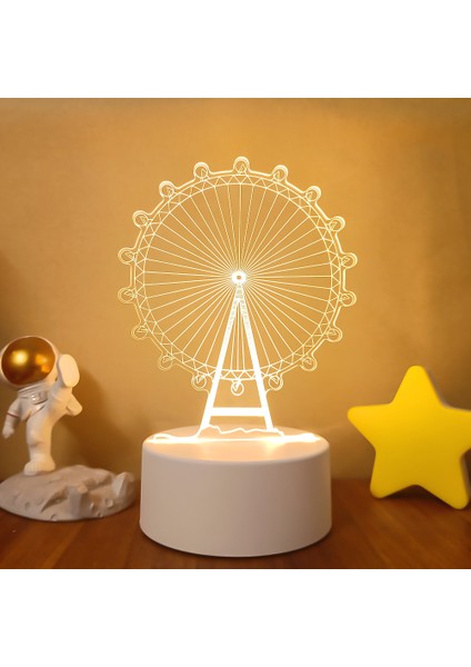 H Isa'nın Çarmıha Gerilmesi Yaratıcı Nightlights Yenilik Illusion Gece Lambası 3D Illusion Lamba Ev Dekoratif Işıklar (Yurt Dışından) indirimleri