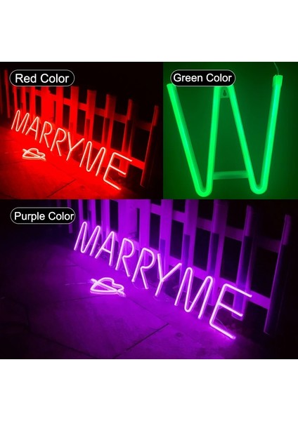 Xiyu Shop P Tarzı No.5 Boyutu Romantik Mektup Neon Işık LED Alfabe Kalp Numarası Dekoratif Lamba Bar Reklam Logosu Parti Yatak Odası Aralık Gece Lambası (Yurt Dışından)