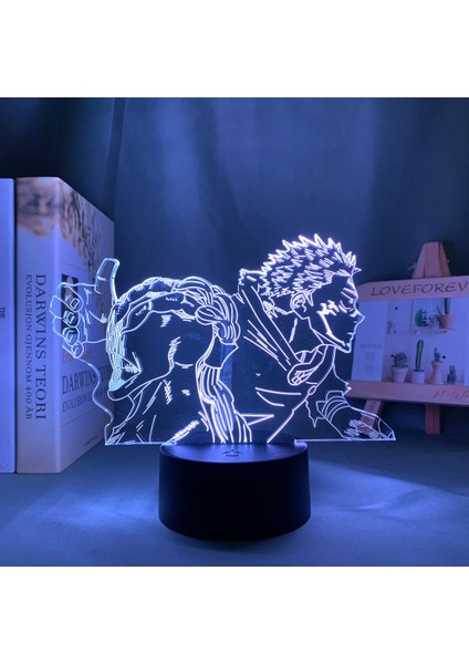 DM1070 Tarzı DM975 Anime Lamba Satoru Gojo Jujutsu Kaisen LED Gece Lambası Yuji Itadori Odası Deco Için Doğum Günü Hediyesi Jujutsu Kaisen Lamba Yuji Itadori (Yurt Dışından)