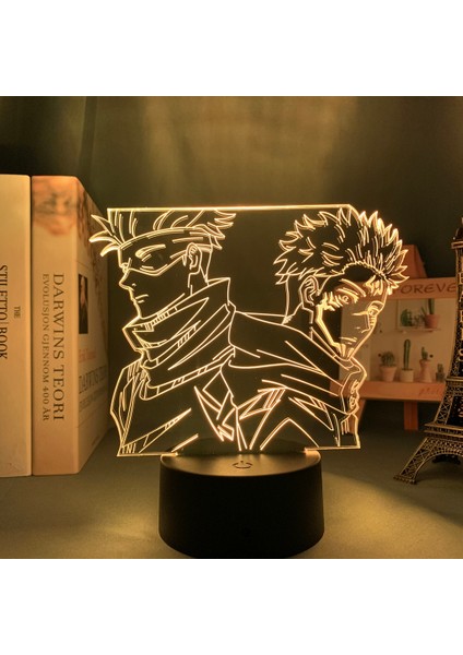 DM1070 Tarzı DM975 Anime Lamba Satoru Gojo Jujutsu Kaisen LED Gece Lambası Yuji Itadori Odası Deco Için Doğum Günü Hediyesi Jujutsu Kaisen Lamba Yuji Itadori (Yurt Dışından) modelleri