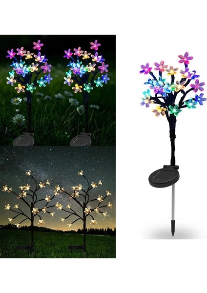 1 Adet Tarzı Renkli 20LED Solar Lamba Güneş Çelenk Işık Şeftali Çiçek Solar Lamba Güç LED Dize Peri Işıklar Bahçe Noel Dekor Açık Için (Yurt Dışından) fiyatları
