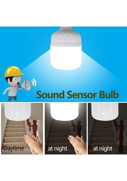 3W E27 LED Ampul Hareket Sensörü Akıllı Sesle Etkinleşen Işıklar 5W 10W 220V Kapalı Açık Yard Sundurma Garaj Bahçe Ev Aydınlatma (Yurt Dışından) fiyatları