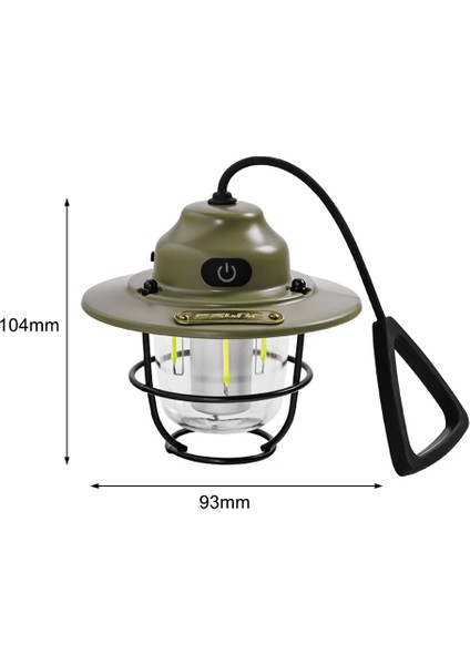 12W Mini Asılı USB Kamp Fener Su Geçirmez 2 Modu Asılı Fener Işıkları Bahçe Yard Veranda Ağacı Dekorasyon Için Açık Işık (Yurt Dışından)