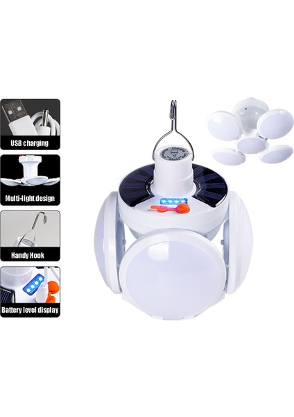 3W Taşınabilir Kamp Çadır Işık Yüksek Güç Fener Spot Güneş Şarj Edilebilir Ampul Dış Aydınlatma Lambaları Kamp Doğa Yürüyüşü Için (Yurt Dışından) fiyatları