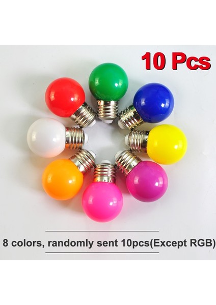 Rastgele LED Ampul Lamba Bomlillas E27 Renkli LED Işık Lampada Ampul 3 W Ac 220 V Smd El Feneri G45 Küre Ampuller Ev Dekor (Yurt Dışından)