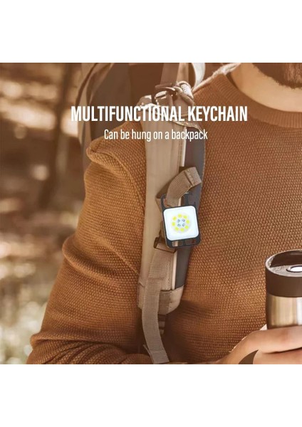 3 Parça Taşınabilir Çok Fonksiyonlu Cob Mini El Feneri USB Şarj Edilebilir Cep Çalışma Işığı Kamp Balıkçılık Anahtarlık Fener 4 Işık Modu (Yurt Dışından) indirimleri