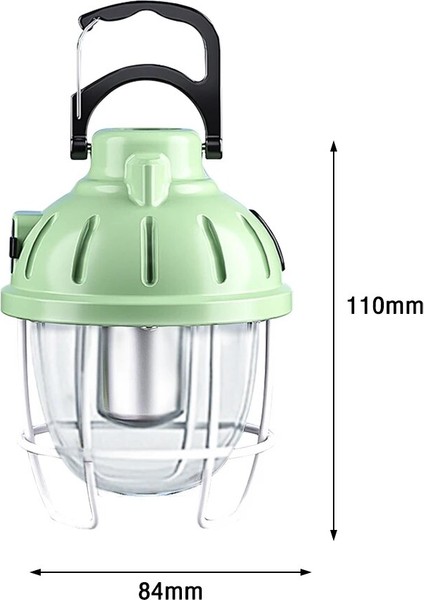 5W Mini Asılı USB Kamp Fener Su Geçirmez 2 Modu Asılı Fener Işıkları Bahçe Yard Veranda Ağacı Dekorasyon Için Açık Işık (Yurt Dışından)