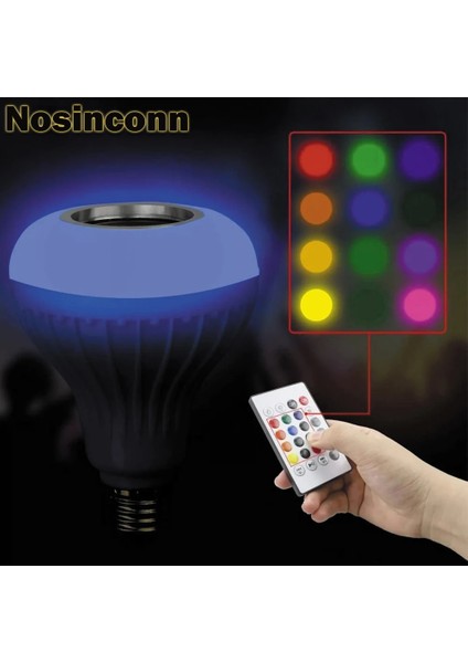 12W Tarzı Rgb 24 Tuşlu Bluetooth Hoparlör Ampulü Uzaktan Kumanda 100 ~ 240 V E27 Ampul Akıllı Mueaker Ilink Uygulama Kontrolü 12 W Rgb LED Işık (Yurt Dışından) fırsatları