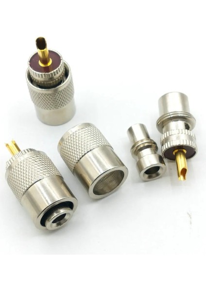 4 Adet Uhf PL259 Erkek Konnektör Adaptörü Lehim RG58 Rg8 RG400 LMR195 RG142 Kablo (Yurt Dışından) modelleri