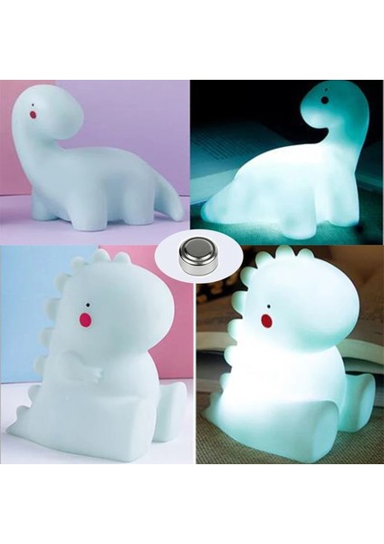 Ayı Karton Hayvan Bebek Gece Lambası Pil ile Ayı Dinozor Unicorn LED Uyku Gece Lambası Çocuklar Için Oyuncak Yeni Yıl Yılbaşı Hediyeleri (Yurt Dışından)