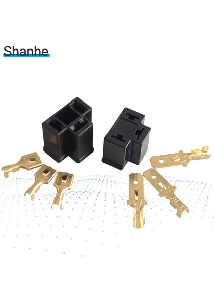 1kit H4 Araba Konnektör Fişi H4 Otomatik Tutucu Fiş Lamba Fişi Ampul Soketi Erkek + Dişi Için (Yurt Dışından)