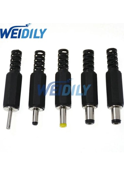 2,5x0,7 mm Stili Erkek Lehim Dc Güç Namlu Ucu Fiş Jak Konnektör Adaptörü 5.5*2.1*** Dc Fiş (Yurt Dışından)
