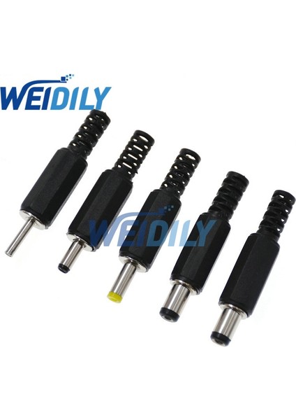 2,5x0,7 mm Stili Erkek Lehim Dc Güç Namlu Ucu Fiş Jak Konnektör Adaptörü 5.5*2.1*** Dc Fiş (Yurt Dışından)