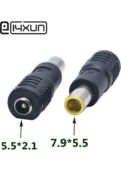 0,5 x Dişi 7,9 x Ale Dc Güç Konektörü Adaptörü Dönüştürücü 5,5*2,1 Ila 7,9* Ibm Dizüstü Bilgisayar Için (Yurt Dışından)