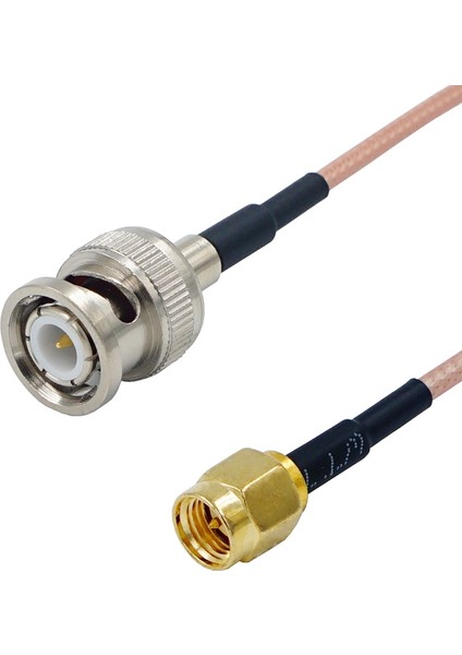 No.1 Stili 10CM Kablo Sma Erkek Fiş Bnc Erkek Düz Konnektör Kablosu RG316 Rf Jumper Pigtail Erkek - Dişi Dik Açılı Rf Koaksiyel (Yurt Dışından)