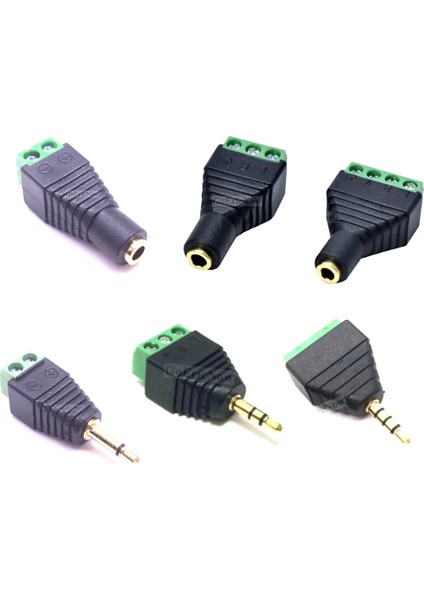 D Tarzı Ole Stereo Trrs Ses Video Erkek Fişten Rew Terminal Konnektör Adaptörüne Dişi (Yurt Dışından) fırsatları