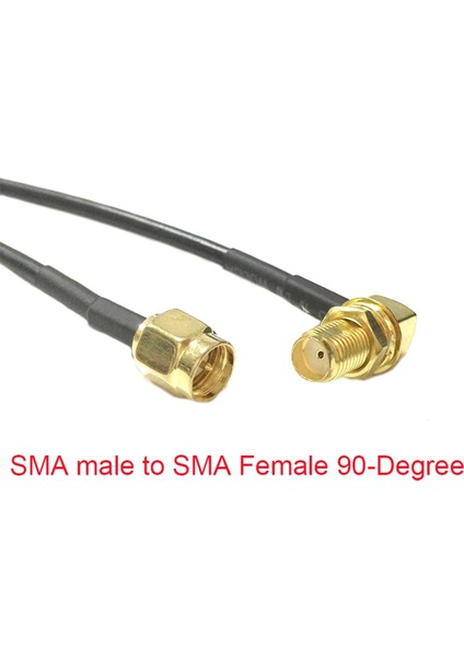 No.19 Tarzı 10CM Wıfı Anten Uzatma Kablosu Sma Erkek Fiş Dişi Jack Düz Sağ Açı Pigtail Adaptörü Rgmcmcmcmcm (Yurt Dışından)