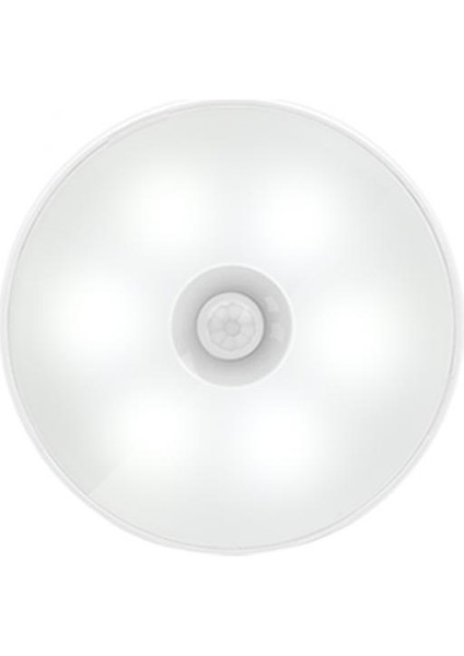 Beyaz Dokunmatik Mini Gece Lambası LED Acil Durum Lambası USB Şarj Edilebilir Akıllı Insan Vücudu Indüksiyon Gece Lambası Kısılabilir Kablosuz Dolap (Yurt Dışından)