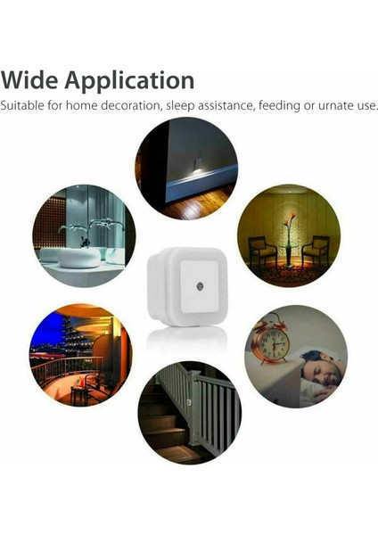 Yuvarlak Tarz Yıldız Işık Sensörü Kontrolü Mini LED Gece Lambası 110 V 220 V Ab Abd Plug Gece Lambası Çocuklar Çocuklar Için Oturma Odası Yatak Odası Aydınlatması (Yurt Dışından) indirimleri