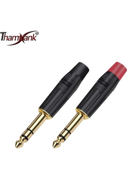 Kırmızı Stil 2 Adet Ts Trs Fiş Jakı Fiş Ses Konektörü Monostereo Düz Erkek Amplifikatör Mikrofon (Yurt Dışından) fiyatları