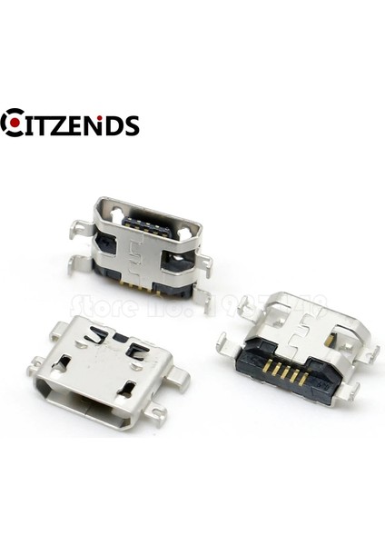 Cep Telefonu Için Mikro USB B Tipi Dişi Konnektör Mikro USB Jack Konnektör Arging Soket Zararına Satmak (Yurt Dışından)