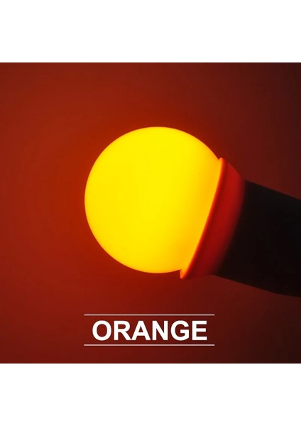 Turuncu LED Ampul Lamba Bomlillas E27 3 W Renkli Lampada Ampul Rgb LED Işık Ac 220 V Smd El Feneri G45 Küre Ampuller Ev Dekor (Yurt Dışından)