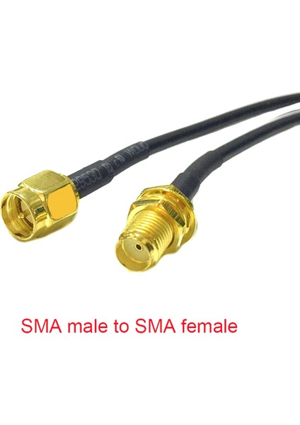 No.19 Tarzı 10CM Wıfı Anten Uzatma Kablosu Sma Erkek Fiş Dişi Jack Düz Sağ Açı Pigtail Adaptörü Rgmcmcmcmcm (Yurt Dışından)