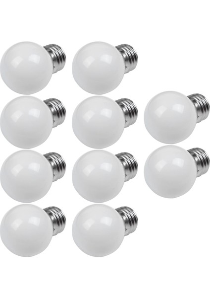 10 Parça Ew AC220V Beyaz Akkor Lamba Ampul Dekorasyon Lambası (Yurt Dışından)