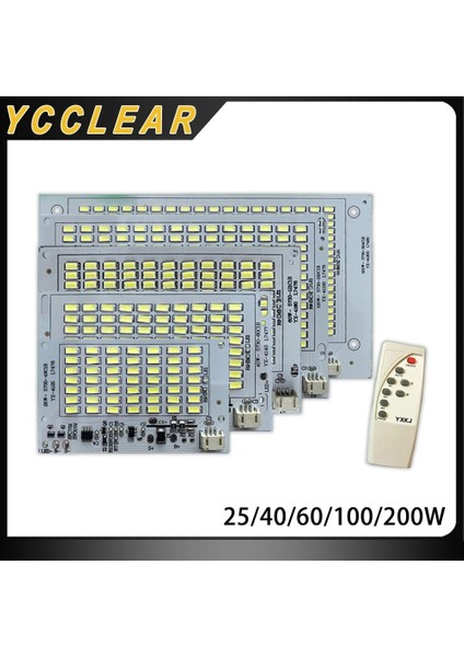 100W LED Işık Kurulu Beyaz 20W 40W 60W 100W 200W Smd Olar Işık Kaynağı Paneli Açık Bahçe Lambası Uzaktan Kumanda Projektör (Yurt Dışından) fiyatları