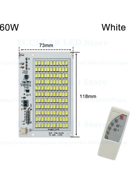 100W LED Işık Kurulu Beyaz 20W 40W 60W 100W 200W Smd Olar Işık Kaynağı Paneli Açık Bahçe Lambası Uzaktan Kumanda Projektör (Yurt Dışından) indirimleri