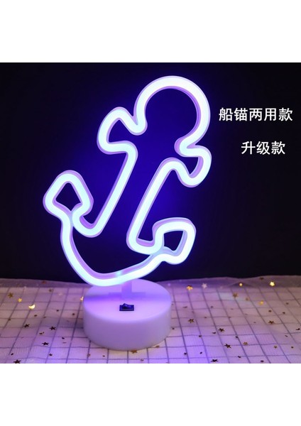 Bot Neon Işaretler LED Ay Flamingo Ananas Renkli Pembe LED Işık Yatak Odası Dekorasyon Için Neon Burcu Duvar Kağıdı Noel Neon Ampul (Yurt Dışından)