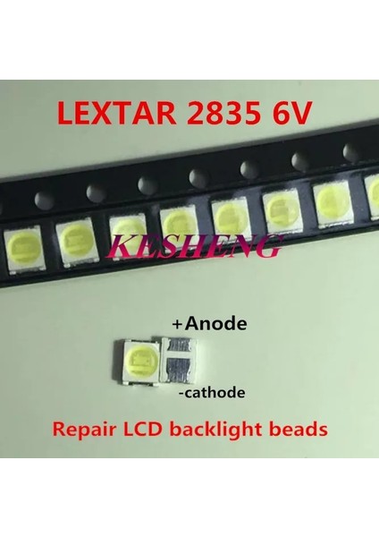 Orijinal Lextar V 2W Smd LED Onarım Tv Arkaplan Işığı Soğuk Beyaz LCD Arka Işık LED (Yurt Dışından) modelleri