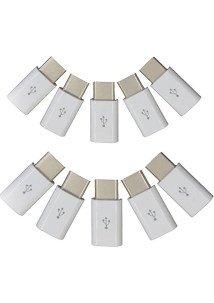 Beyaz Stil Lot USB 3.1 Tip-C Erkek Konnektörden Mikro Usb'ye 2. Dişi Veri Adaptörü Dönüştürücü USB Tip C Adaptörler (Yurt Dışından)