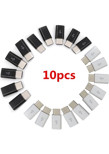 Beyaz Stil Lot USB 3.1 Tip-C Erkek Konnektörden Mikro Usb'ye 2. Dişi Veri Adaptörü Dönüştürücü USB Tip C Adaptörler (Yurt Dışından) fiyatları