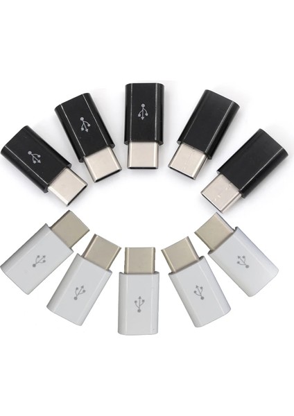 Beyaz Stil Lot USB 3.1 Tip-C Erkek Konnektörden Mikro Usb'ye 2. Dişi Veri Adaptörü Dönüştürücü USB Tip C Adaptörler (Yurt Dışından) modelleri